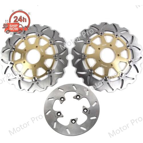 For Suzuki SV1000S 2003 - 2007 Front Rear Brake Disc Disk Rotor Kit Motorcycle SV S 1000 SV1000 1000S 2004 2005 2006 Aluminum