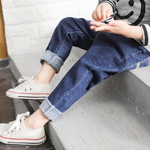 Spring Girls Jeans Baby Kids Jeans for Children Boys Girls Thin Denim Pants Toddler Pants Girls Kids Pants for Boy Girl 2-8Y