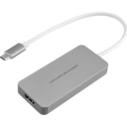 HDMI-Compatible to Type C Hd 1080P Game Video Capture Card Grabber Recording Live Streaming for Mac Win Switch Ps4