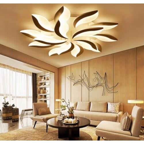 Hot Acrylic Modern Led chandelier For Living Study Room Bedroom lampe plafond avize Indoor Ceiling chandeliers ZM1121