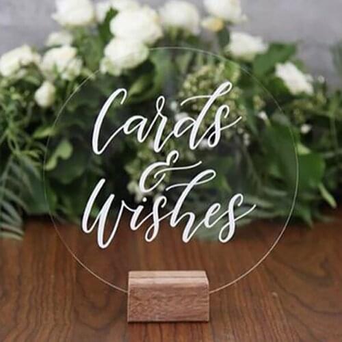 Round Table Sign with Stand Acrylic Wedding Table Number Geometric Wedding Table Decor Plexiglass Table Signs Wedding Decor