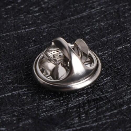 100Pcs Tie Tack Clutch Pins Round Butterfly Brass DIY Crafts Jewelry Replacement