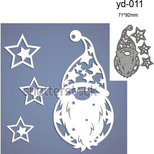 Metal Cutting Dies Cut Mold Christmas Decoration Scrapbook Paper Craft Knife Mould Blade Punch Stencils