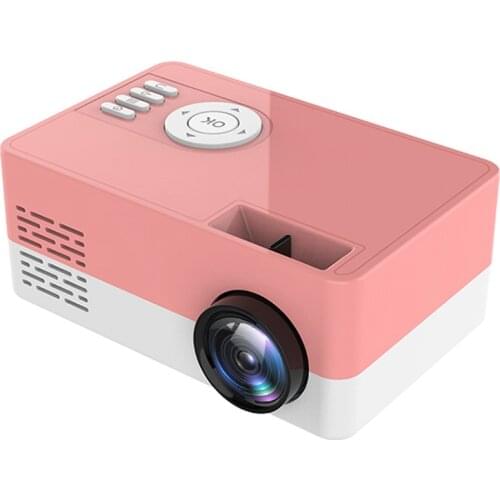 Mini Projector 1080P Portable Mini Pocket Beamer J15 Support 23 Languages AV USB SD Card USB Mini Home Projector