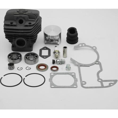 54mm & 56mm Cylinder Piston Manifold Spark Plug Grooved Ball Bearing Kit For Stihl 066 MS660 Garden Chainsaw Spare Parts