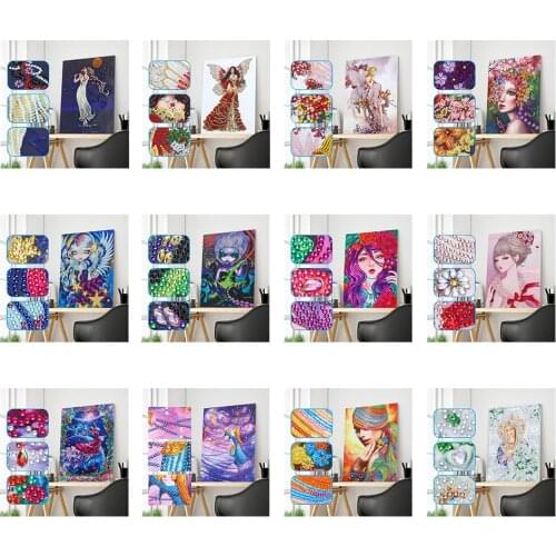 5D Diy Diamond Painting Special-shaped drill character pattern Diamond Embroidery Mosaic Cross Stitch Kit Home Decoration gift