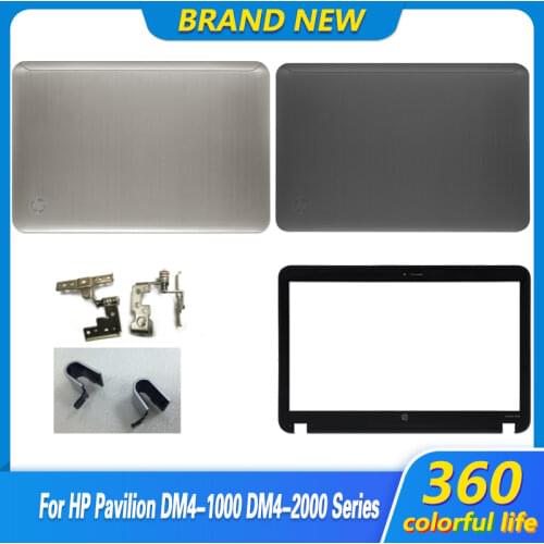 NEW Laptop LCD Back Cover/Front bezel/Hinges For HP Pavilion DM4-1000 DM4-2000 636936-001 608208-001 650674-001 608208-001