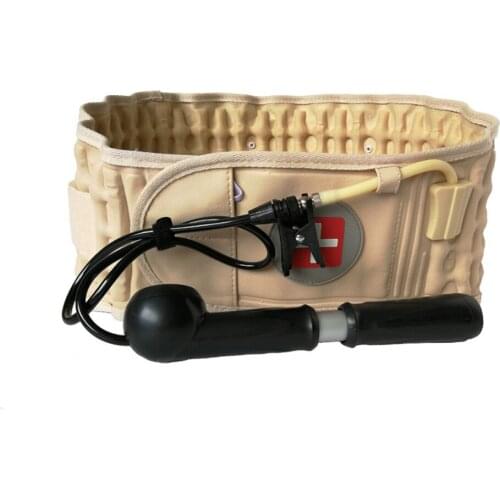 2020 New Back Decompression Waist Belt Back Massager Back Pain Relief Lumbar Inflatable Traction Belt Air Waist Support Brace