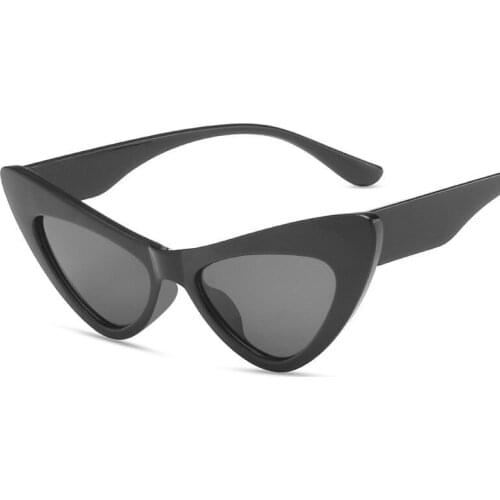 2021 New Vintage Cat Eye Woman Sunglasses Classic Fashion Man Sun Glasses Trend Brand Design Plastic Luxury Eyewear Uv400