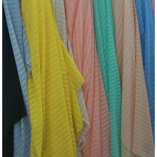 Chiffon Strips 75D Ombre Special Print Fabric Soft Breathable DIY Dress Blouse