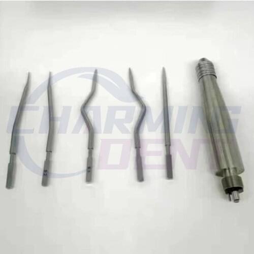 Dental Equipment Pneumatic Elevator Tooth Extraction Surgery Instruments Set Tool for Clinic / Dental Eleavtor 5 Tips Dentistry