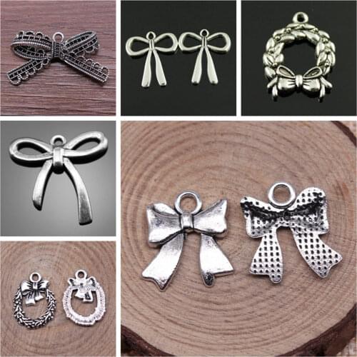 Malzahar Bow Charms diy jewelry bracelet charms for jewelry making kit accessories