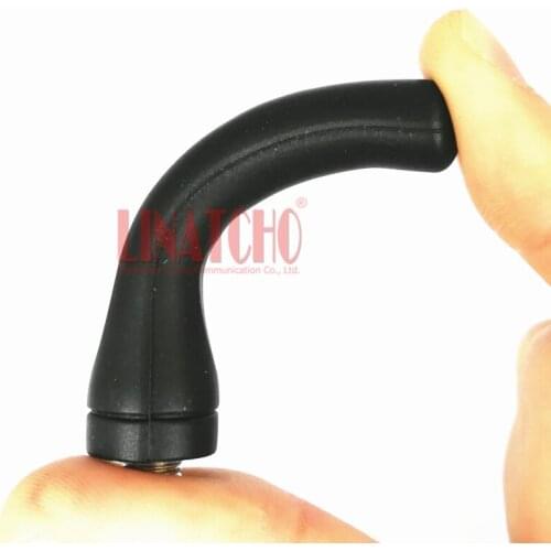 10 pcs sales black mini UHF 430mhz 5cm ham radio stubby soft bendable sma female antenna