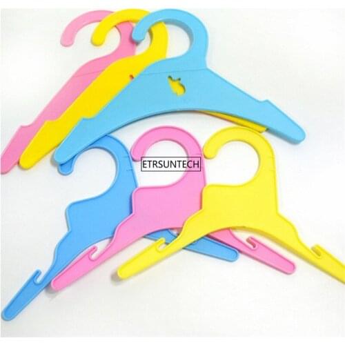 200pcs Plastic Tough Color Fashion Pet Dog Cat Clothes Hanger Dog Pet Cloth Rack Product Accessories