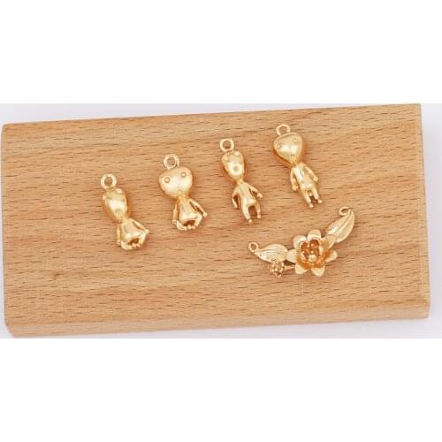 HAOSAW 4Pcs Jewelry Accessories/Charms/Decoration/Pendants/Boy Shapes/DIY Making/Hand Made/Jewelry Findings & Components