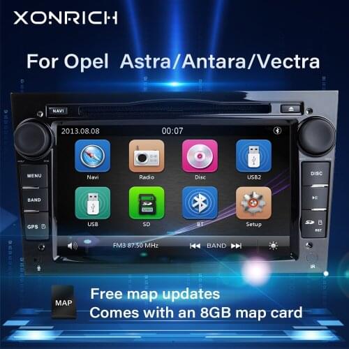 AutoRadio 2 Din Car DVD Player For Opel Zafira b Astra H J Vectra C B Corsa D CG Meriva BVivaro Antara MultimediaGPS Navigation