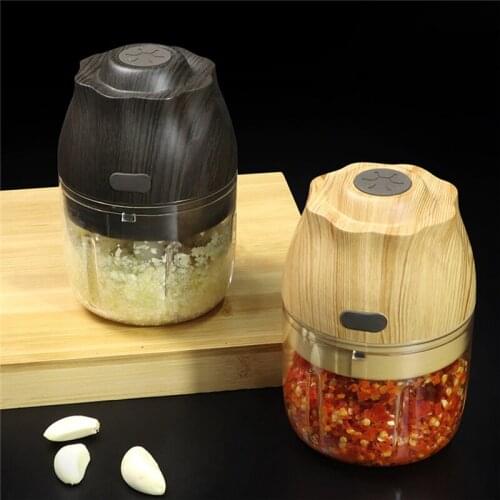 ZK30 250ML Electric Garlic Press Vegetable Food Chopper Grinder Masher Rechargeable Meat Garlic Grinder Choppers Presser
