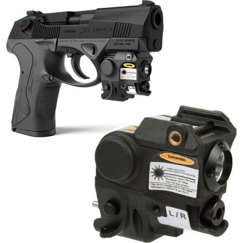Tactical Beretta PX4 Compact Pistol Laser Light Combo Ruger SR9C Walther PPQ CZ 75 Handgun Air Guns Laser Sight Scope