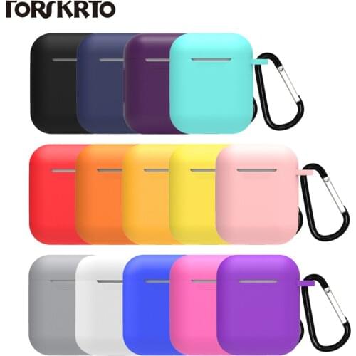 Mini Soft Silicone Case For Apple Airpods Shockproof Cover For Apple AirPods Earphone Cases Ultra Thin Air Pods Protector Case