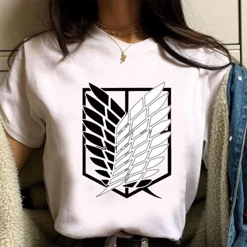 2021 Hot Japanese Anime TShirt Men Attack on Titan Graphic T-shirt Men Women Casual Summer Short Sleeve Tops