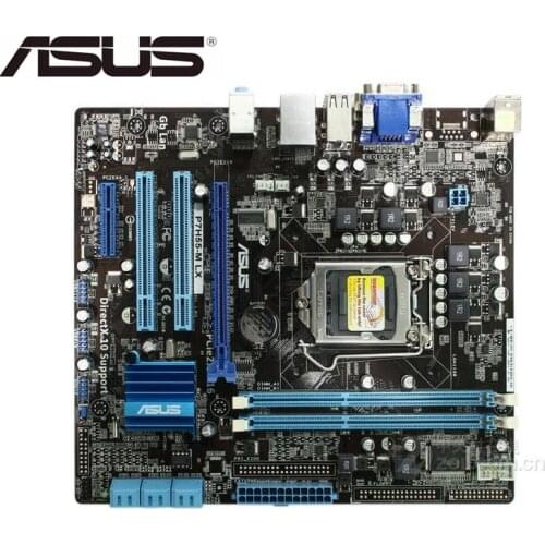 Original mainboard PC For ASUS P7H55-M LX P7H55-M PLUS LGA 1156 DDR3 board for I3 I5 I7 mainboard 8GB H55 Desktop motherboard