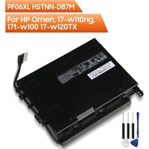 Original Replacement Battery PF06XL HSTNN-DB7M For HP Omen 17-w Series 17-w110ng 17-w206TX 17-w252nr 17-w253dx Omen 17-w286cl