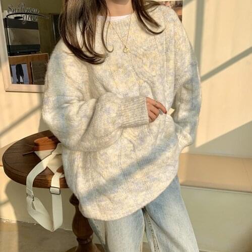 Korean Fashion Clothing Vintage Femme Tops Blusas Mujer De Moda 2019 Print Long Sleeve Chiffon Blouse Plus Size 6683 50