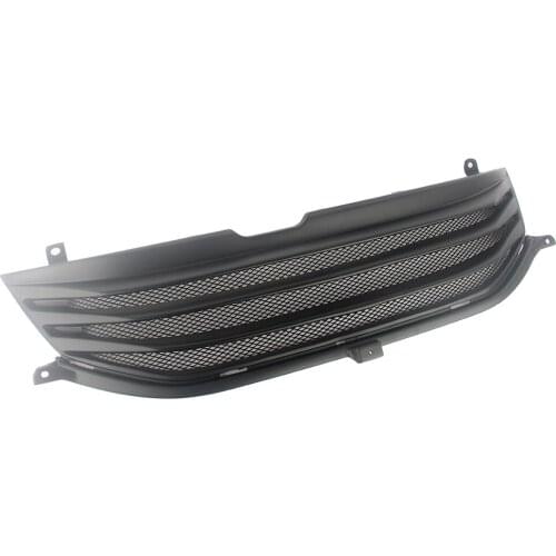 Front Racing Grill Center Bumper Grille For Honda Odyssey 2009-2014 Matt Black