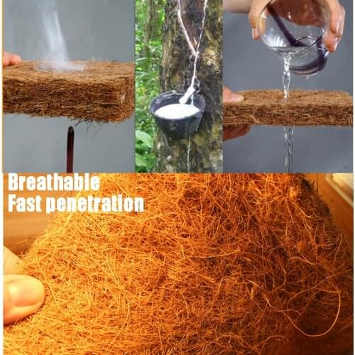 Reptile Pet Bed Mat Aquarium Tortoise Turtle Lizard Reptiles Climbing Coconut Palm Carpet Climbing Pet Warm Mushou Brown