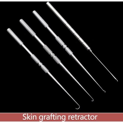 Skin grafting retractor stainless steel Cosmetic and plastic surgery instruments and tools facelift single ended retractor
