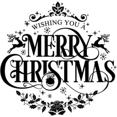 Merry Christmas Transparent Clear Silicone Stamp/Seal for DIY scrapbooking/photo album Decorative clear stamp sheets ST0417