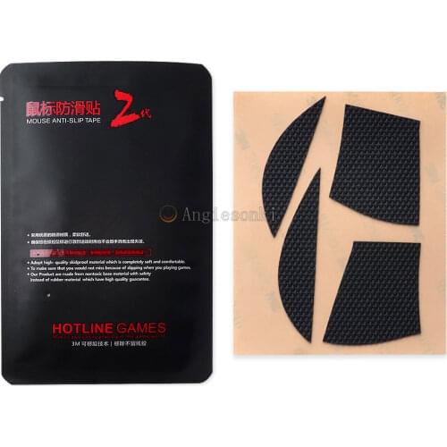 RZ DeathAdder 3.5G 1800DPI mouse Top &Side Panel Cover case Stickers Grip Tape Antiskid 0.6mm