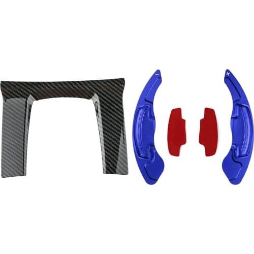 Gear Shift Frame Trim with Shift Paddle Steering Wheel Shift Paddles Extension,for 10Th Gen Civic Honda Accord 16-20