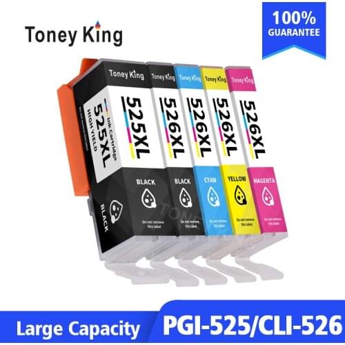 Compatible PGI 525 PGI525 525XL Ink Cartridge Replacement for Canon iP4850 iP4950 MG5150 MG5250 MG6150 MG8150 MG5350 Printer