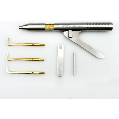 1 Set Automatic Singlehanded Crown Remover Stainless Steel Dental Surgical Instruments Tools Dentistry Equipment Free shipping