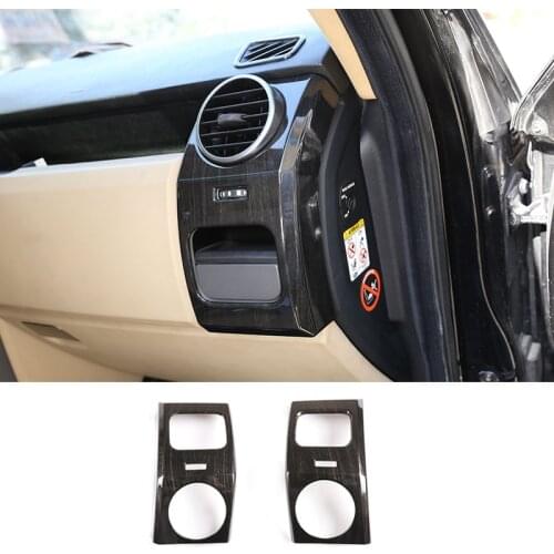 2 pcs ABS for Land rover Discovery 3 LR3 2004-2009 Side Air Conditioning Vent Outlet Cover Trim Stickers Car Accessories 3 Style