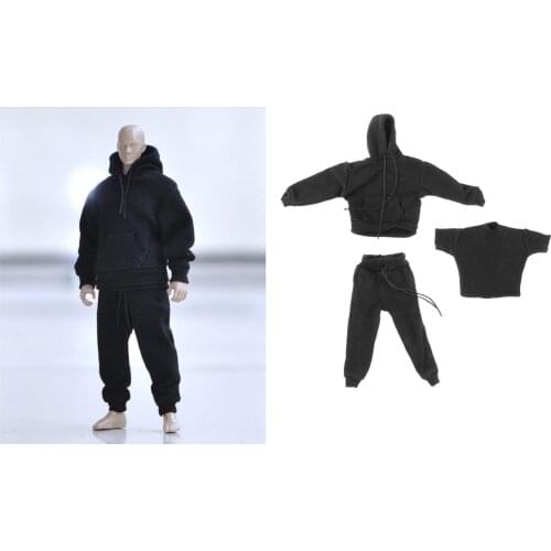 3pcs / Set 1: 6 Scale Mans Sweat Outfit for BBI HT PH 12 '' Action Figures