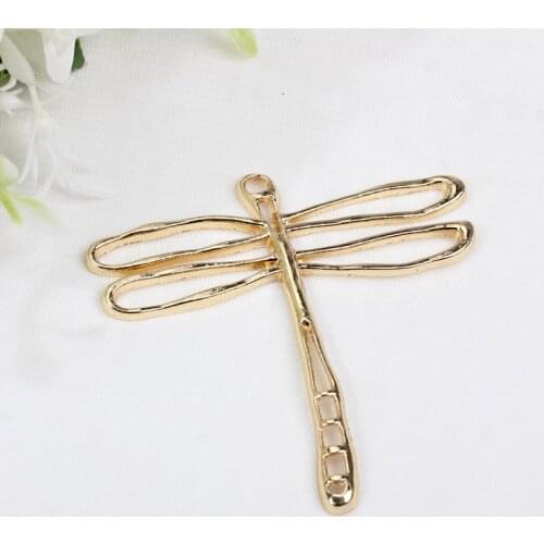 Beadsland Metal Dragonfly Shape Pendant DIY Necklace Women Men Unisex Fashion Unique Neo Gothic Pendant 39948