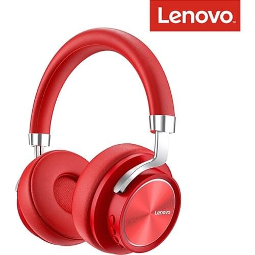 Lenovo HD800 Wireless Headset Bluetooth 5.0 Noise Reduction Earphones Ergonomic Sports Headset with 40mm Driver Unit 3.5mm Plug