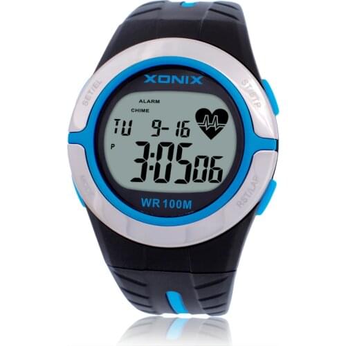 Hot!! Heart Rate Monitor Unisex Sport Watches Waterproof 100m Men And Women Digital Watch Running Diving Hand Clock Montre Homme
