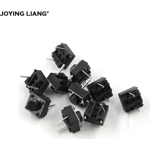JOYING LIANG 6x6x5mm Push Button Switch 6*6*5 Switch Two Foot Light Touch Switches 10pcs/lot