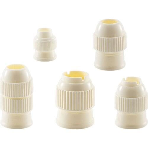 Icing Piping Nozzle Converter Adapter Coupler Adaptor Icing Piping Nozzle Cake Pastry Decoration Tool for Kitchen