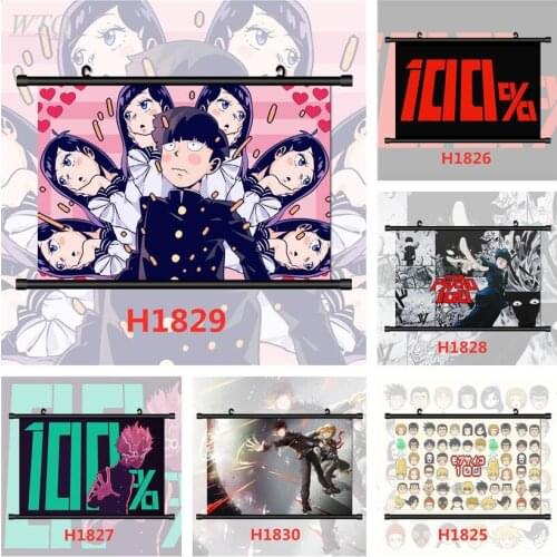 Mob Psycho 100 Kageyama Shigeo Arataka Reigen Wall Poster Anime Posters Canvas Painting Wall Decor Wall Art Picture Home Decor