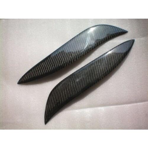Carbon Fiber Headlight Eyelids Eyebrows for 1993-1998 Toyota Supra JZA80 MKIV MK4