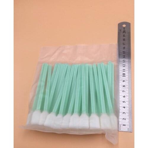 100PCS Sponge cleaning stick swab for dx5 dx7 dx5 konica spt polaris print head for mimaki roland mutoh allwin myjet printer