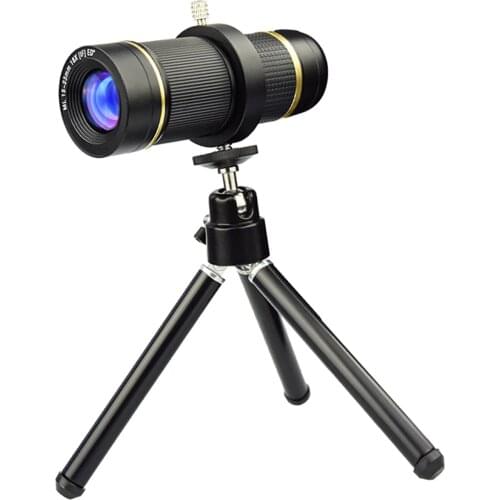 Practical 18X Zoom Telescope lens Monocular Cell Phone Camera Lens HD Smartphone Lens Aviation aluminum forged mirror body