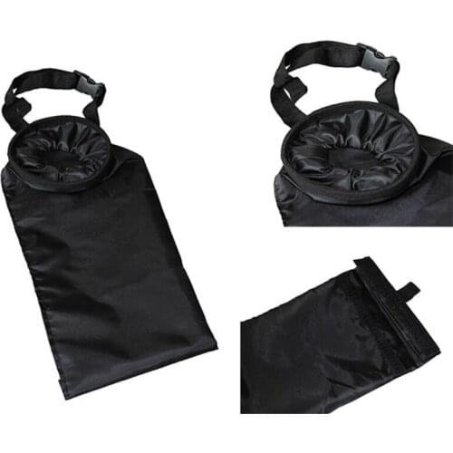 50LC Foldable Auto Car Trash Can Hanging Backseat Car Organizer for Headrest Vehicle SUV with Buckle