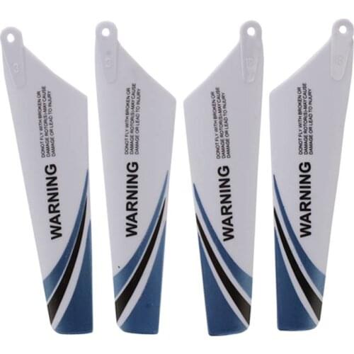 Syma 4pcs spare blades for helicopter rotor rc S107, Blue