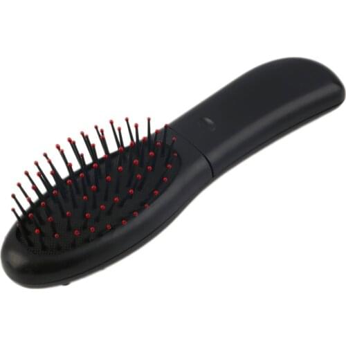 U-Kiss Electric Vibrating Hair Brush Comb Massager Black Hair Scalp Head Blood Circulation Massager Comb Brush Health Care Tool