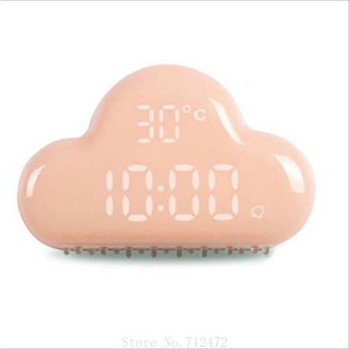 Xiaomi MUID Cloud Alarm Clock Student Bedroom Bedside Smart Wake-up Alarm Clock Rechargeable Creative Temperature Display Clock